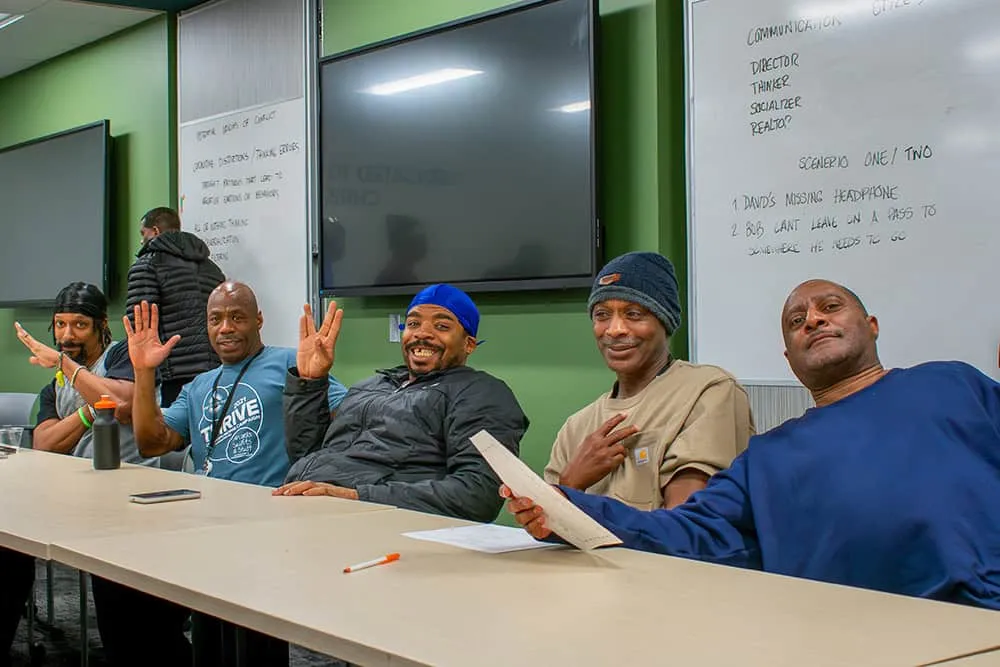 Conference room at Bridge Housing Campus